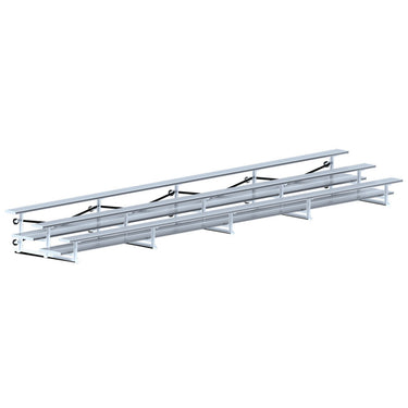 Bleacher - 27 ft. (3 Row - Double Foot Plank) - Tip & Roll